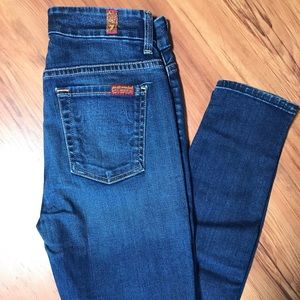 Woman’s 7 for all mankind super high waist